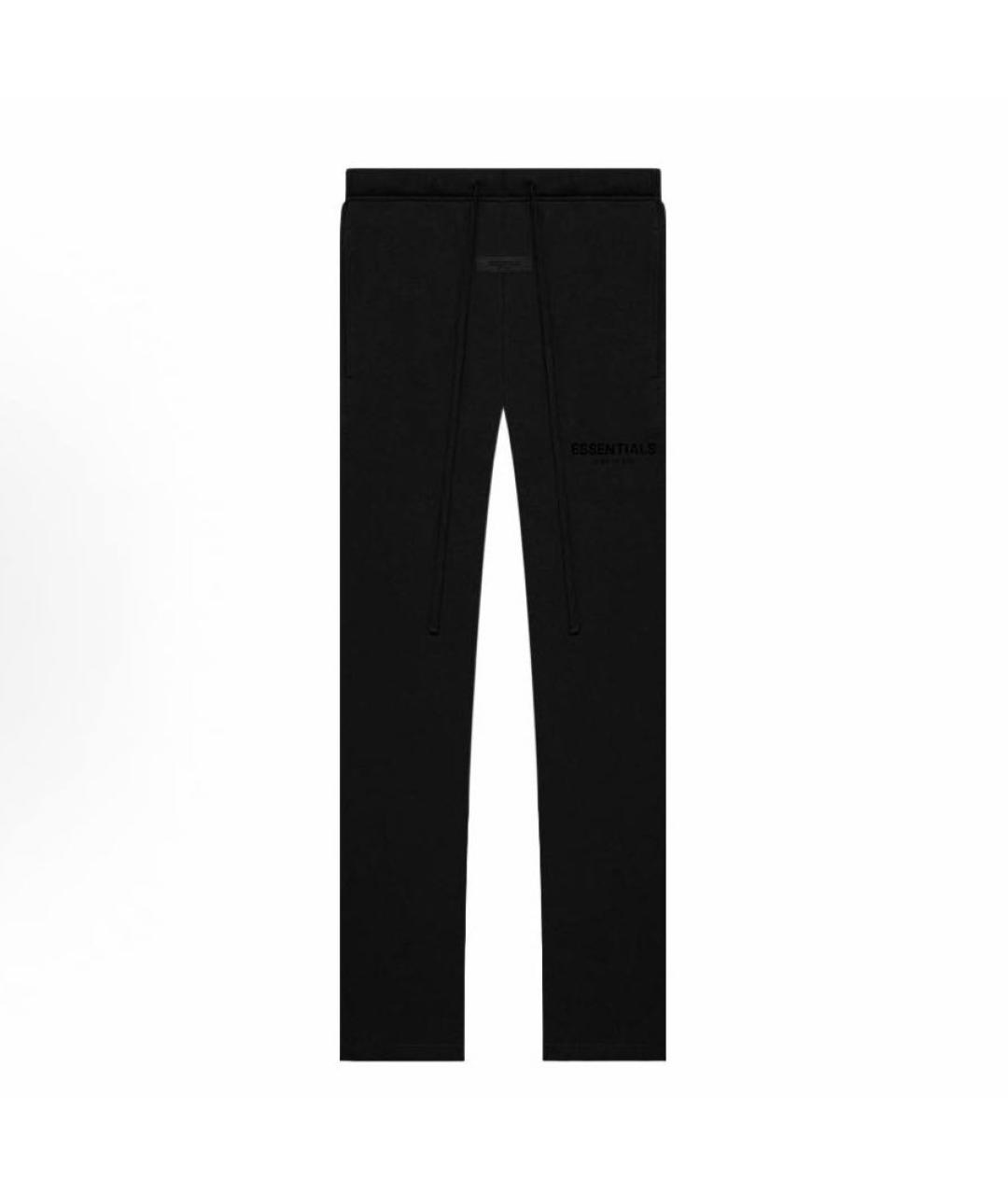 FEAR OF GOD ESSENTIALS Черные хлопковые повседневные брюки, фото 1