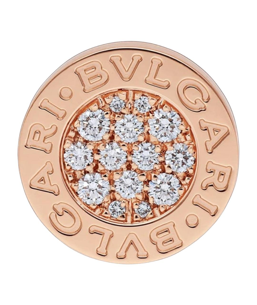 BVLGARI Золотые серьги из розового золота, фото 1