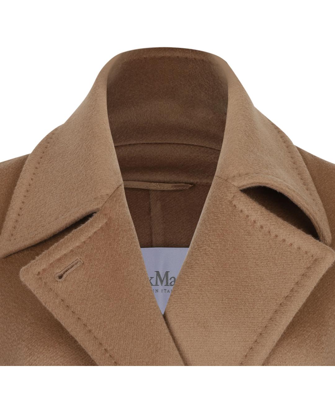 MAX MARA Бежевое кашемировое пальто, фото 3
