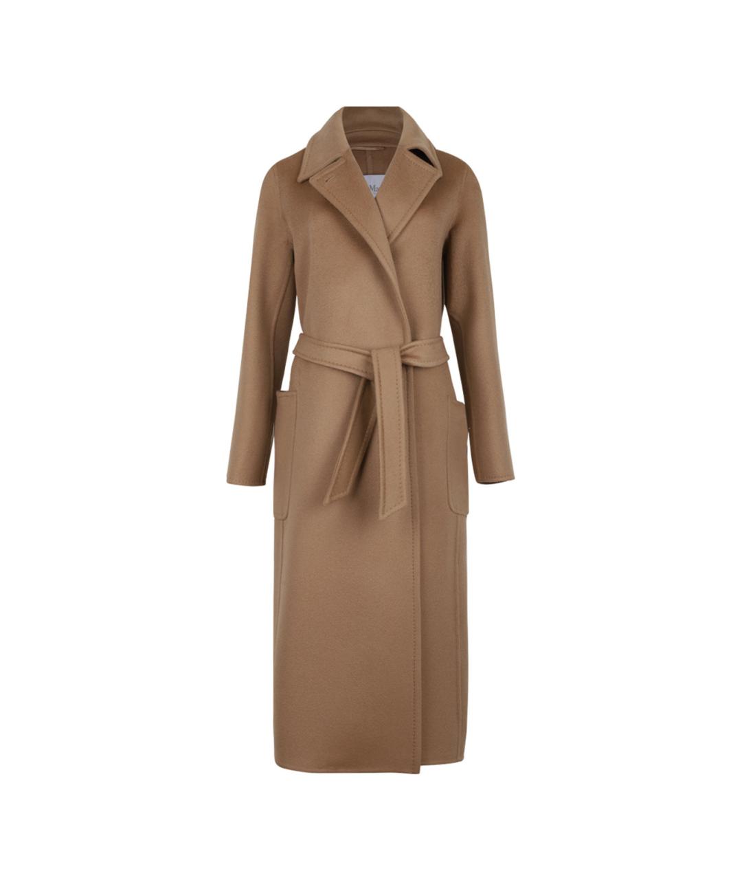 MAX MARA Бежевое кашемировое пальто, фото 1