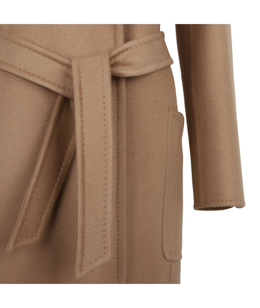 MAX MARA Бежевое кашемировое пальто, фото 4