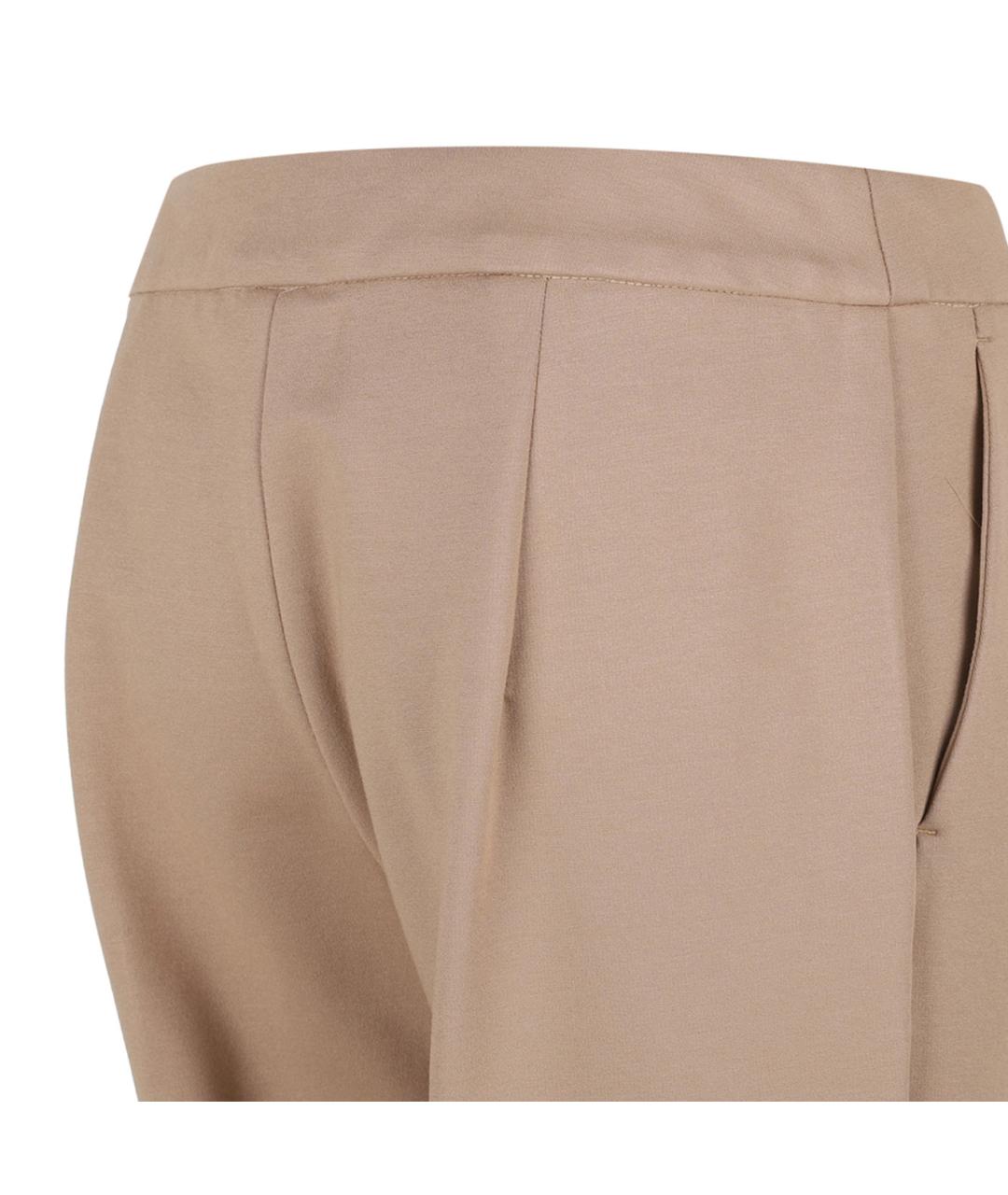MAX MARA Бежевые прямые брюки, фото 4