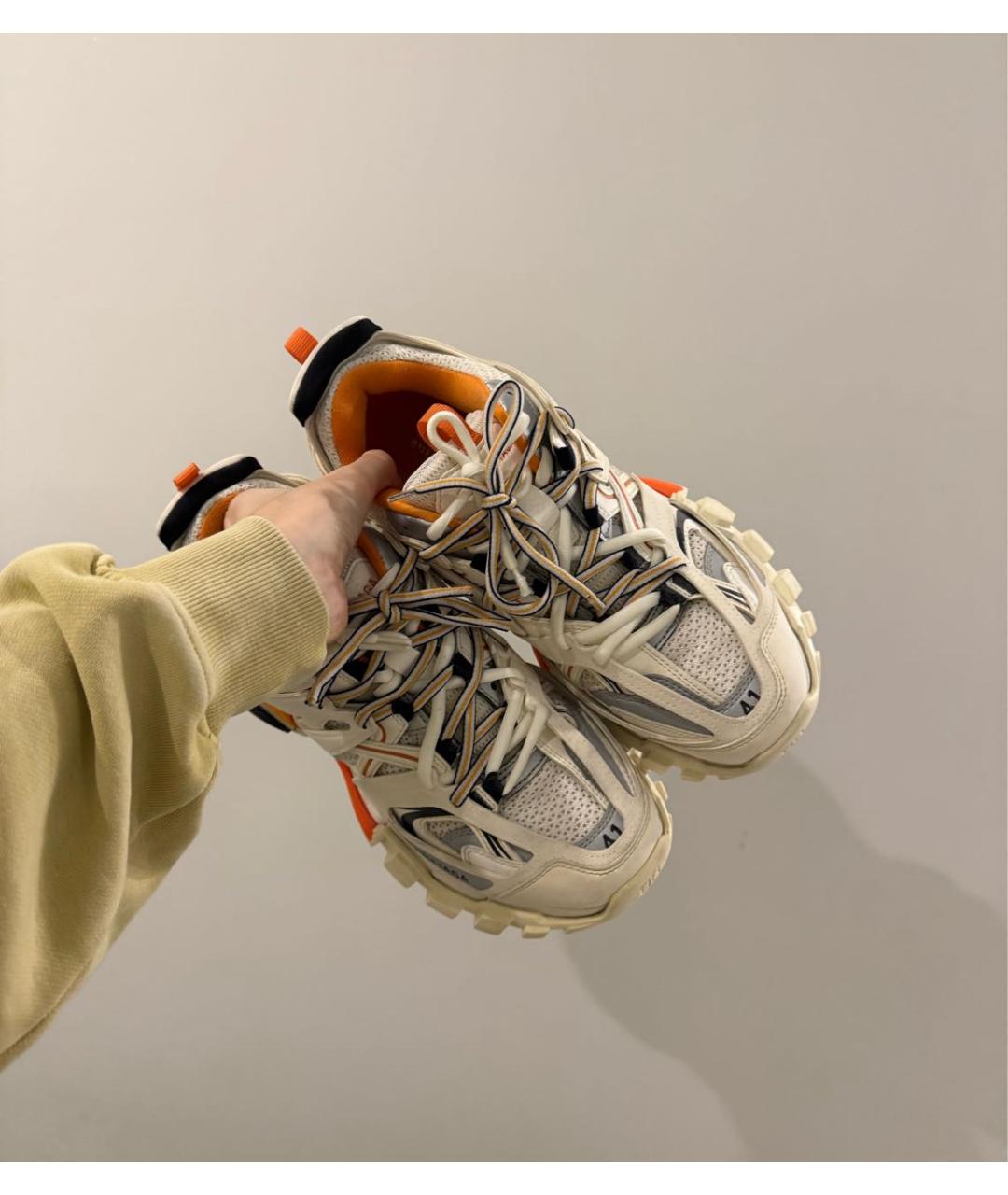 BALENCIAGA Мульти кожаные низкие кроссовки / кеды, фото 2