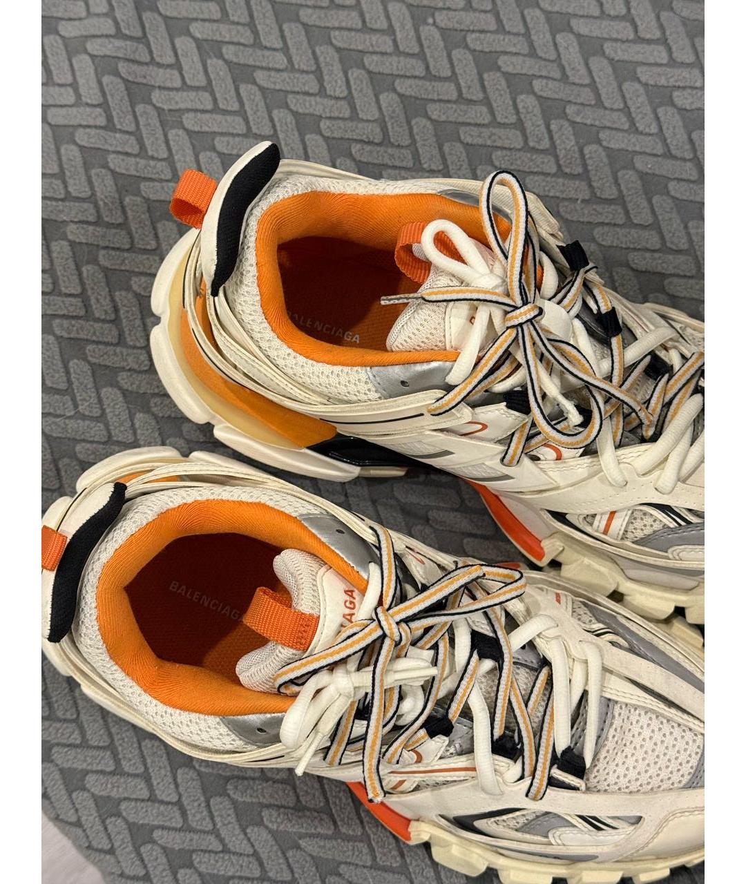 BALENCIAGA Мульти кожаные низкие кроссовки / кеды, фото 3