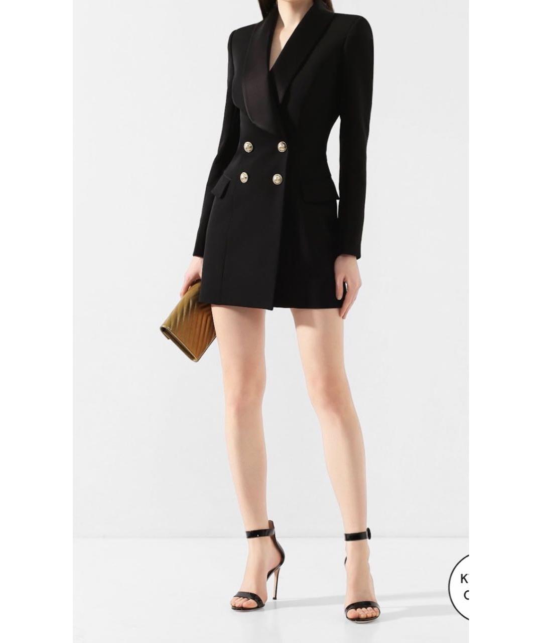 BALMAIN Черное шерстяное платье, фото 5
