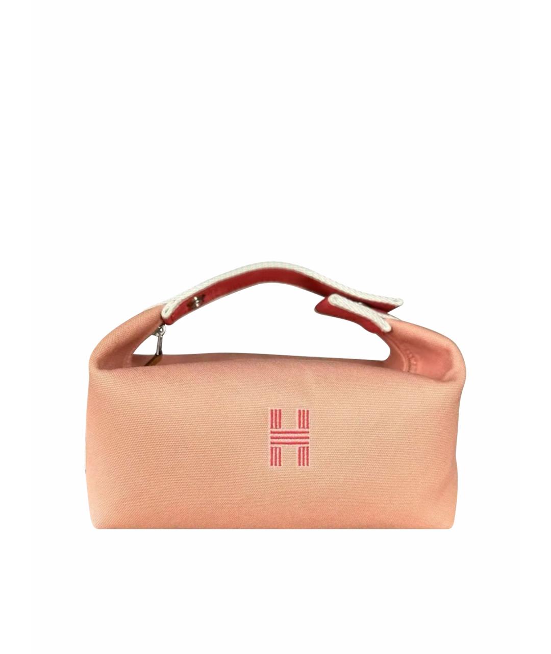 HERMES Коралловая косметичка, фото 1
