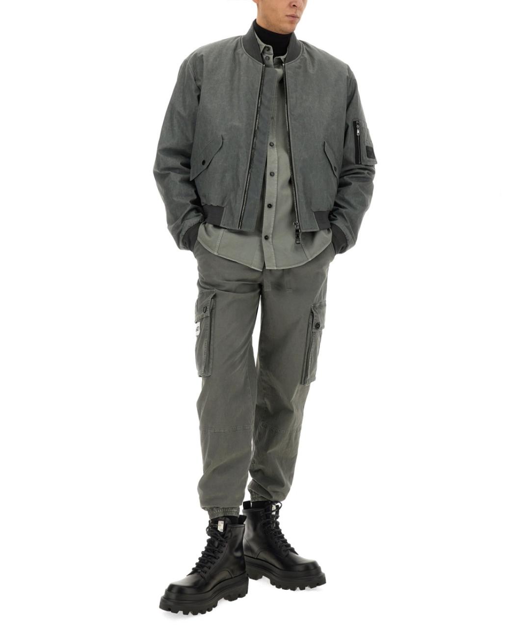 DOLCE&GABBANA Серая куртка, фото 2