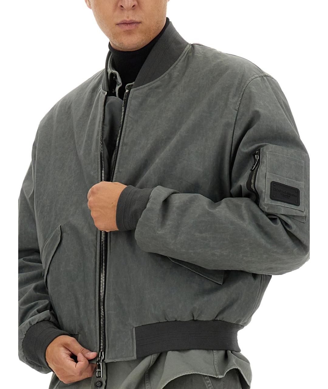 DOLCE&GABBANA Серая куртка, фото 4