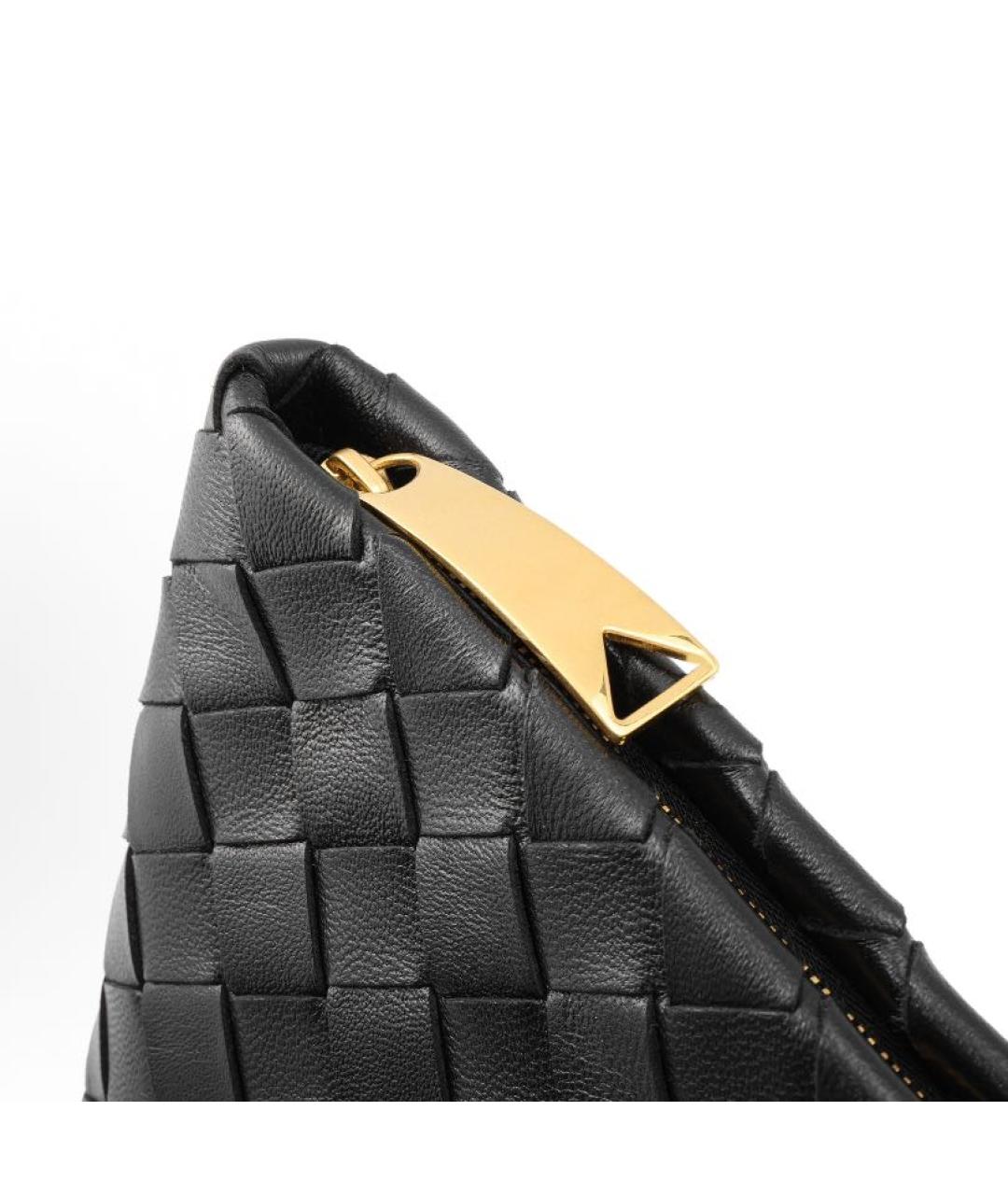 BOTTEGA VENETA Черная кожаная папка для документов, фото 6