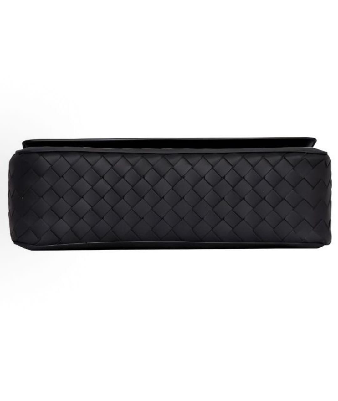 BOTTEGA VENETA Черный кожаный портфель, фото 5
