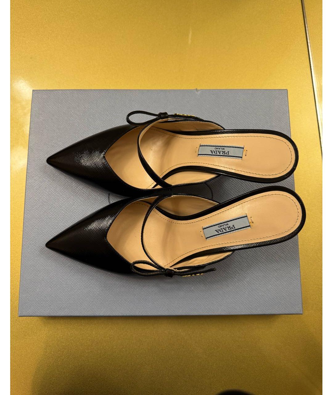 PRADA Черные туфли из лакированной кожи, фото 2