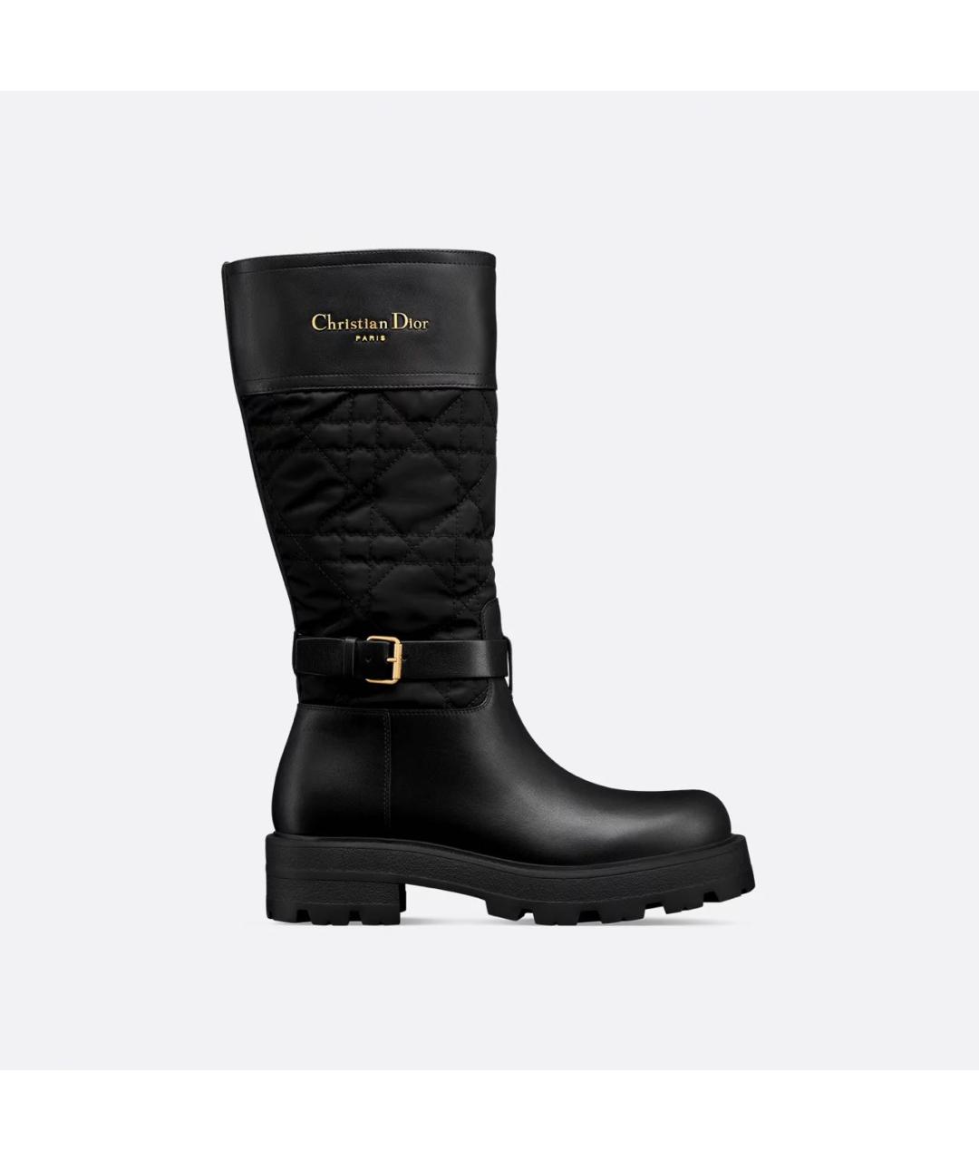 CHRISTIAN DIOR Черные сапоги, фото 4