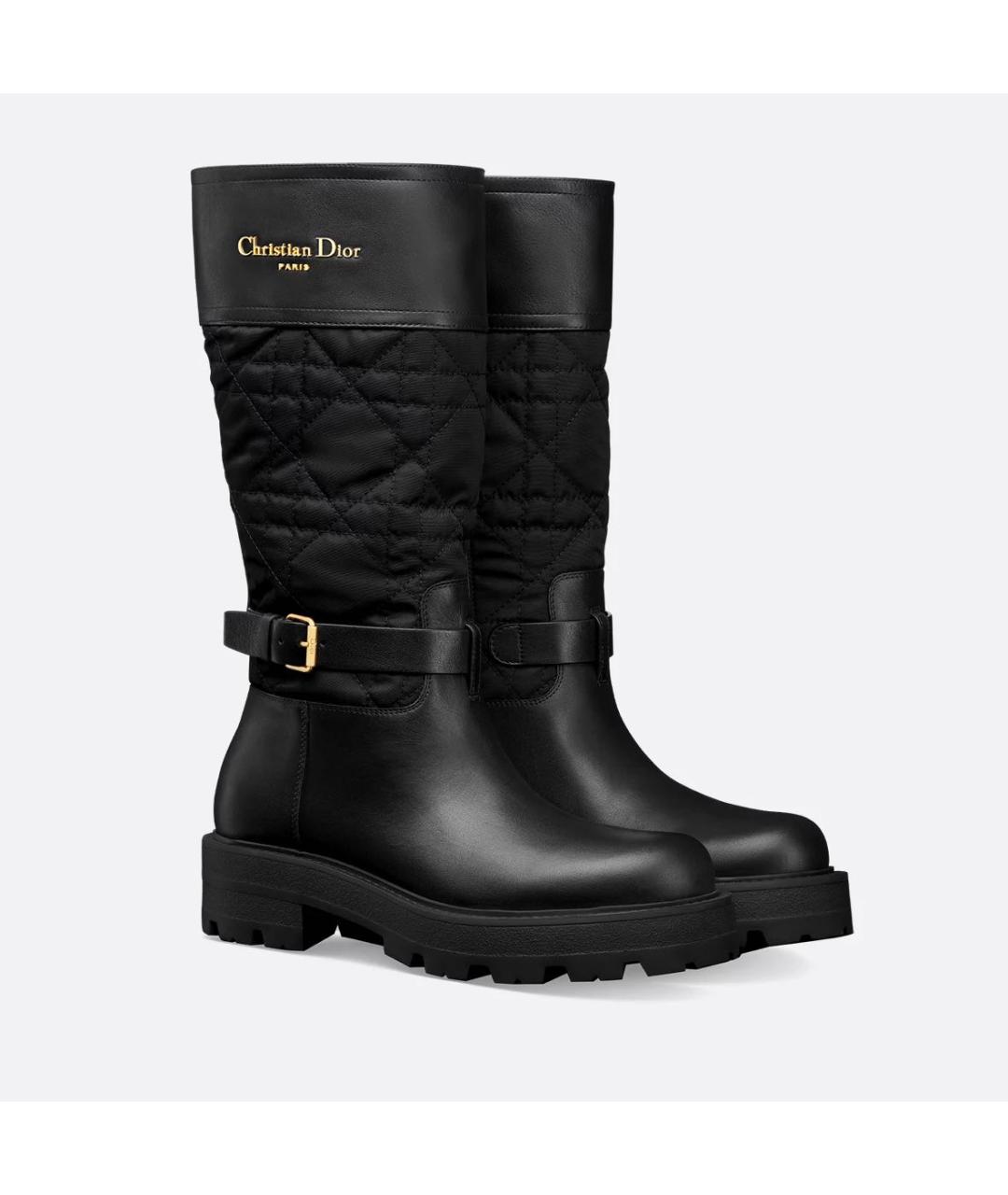 CHRISTIAN DIOR Черные сапоги, фото 2