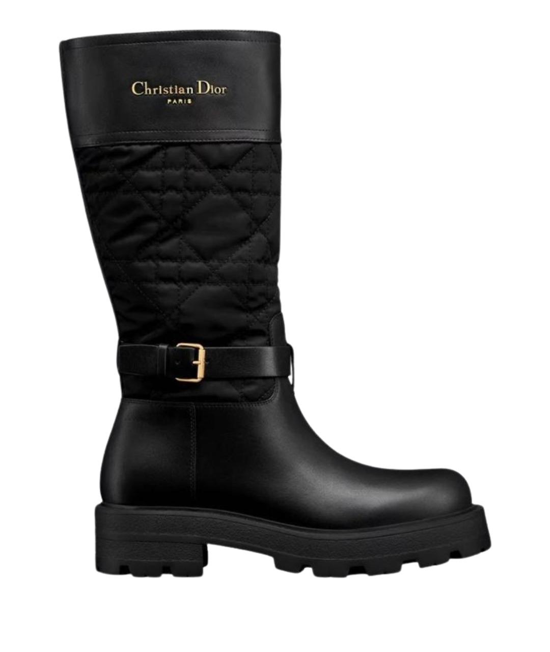 CHRISTIAN DIOR Черные сапоги, фото 1