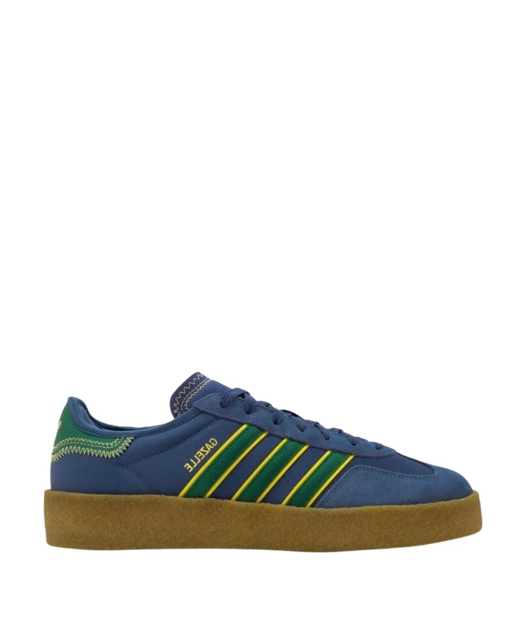 ADIDAS Синие неопреновые кроссовки, фото 1