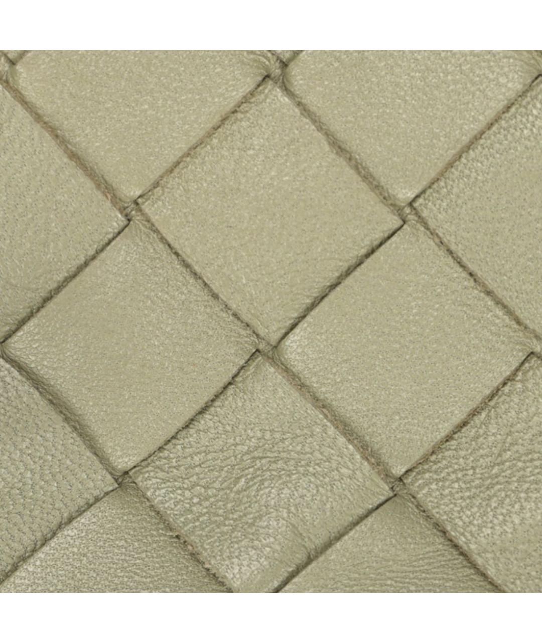 BOTTEGA VENETA Хаки кожаная сумка с короткими ручками, фото 5