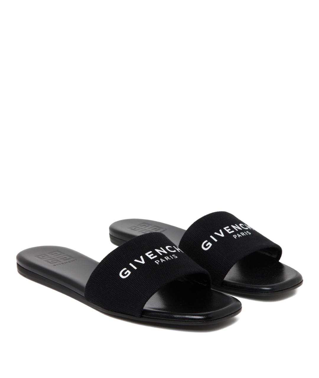 GIVENCHY Черные шлепанцы, фото 2