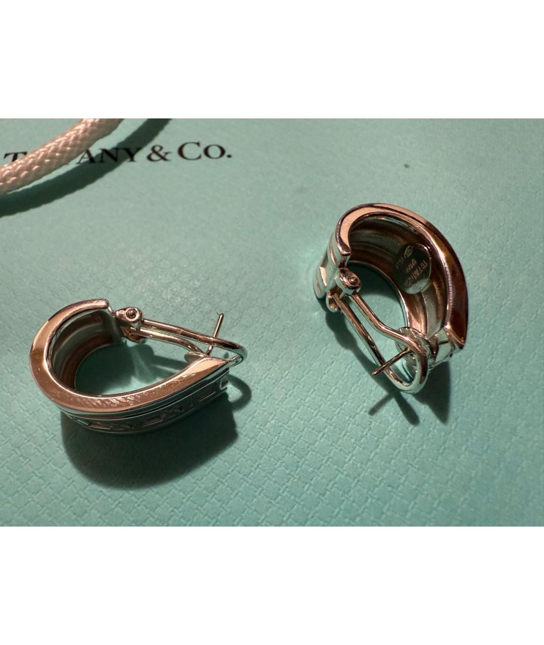 TIFFANY&CO Серебряные серебряные серьги, фото 3