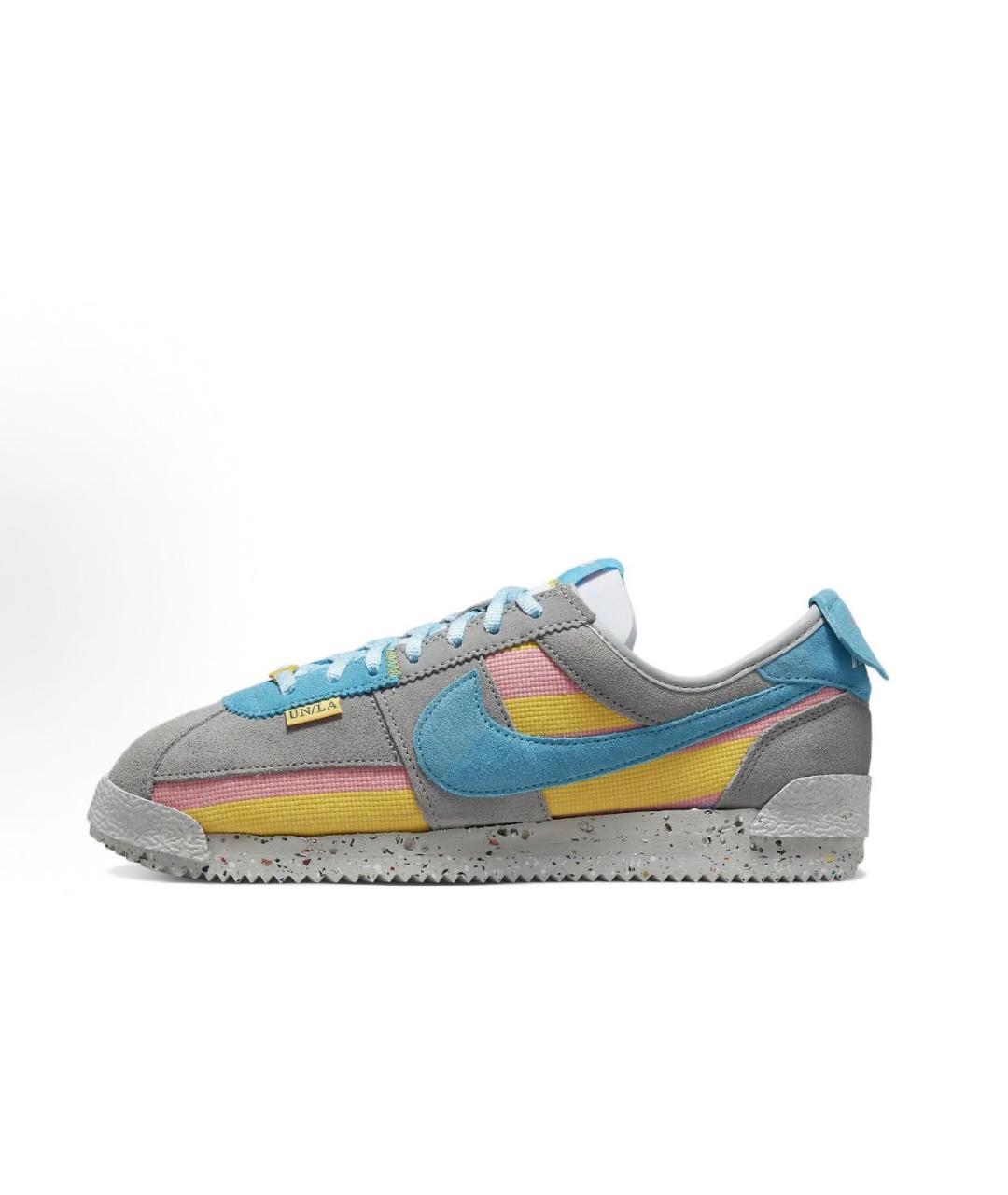 NIKE Серые замшевые низкие кроссовки / кеды, фото 6