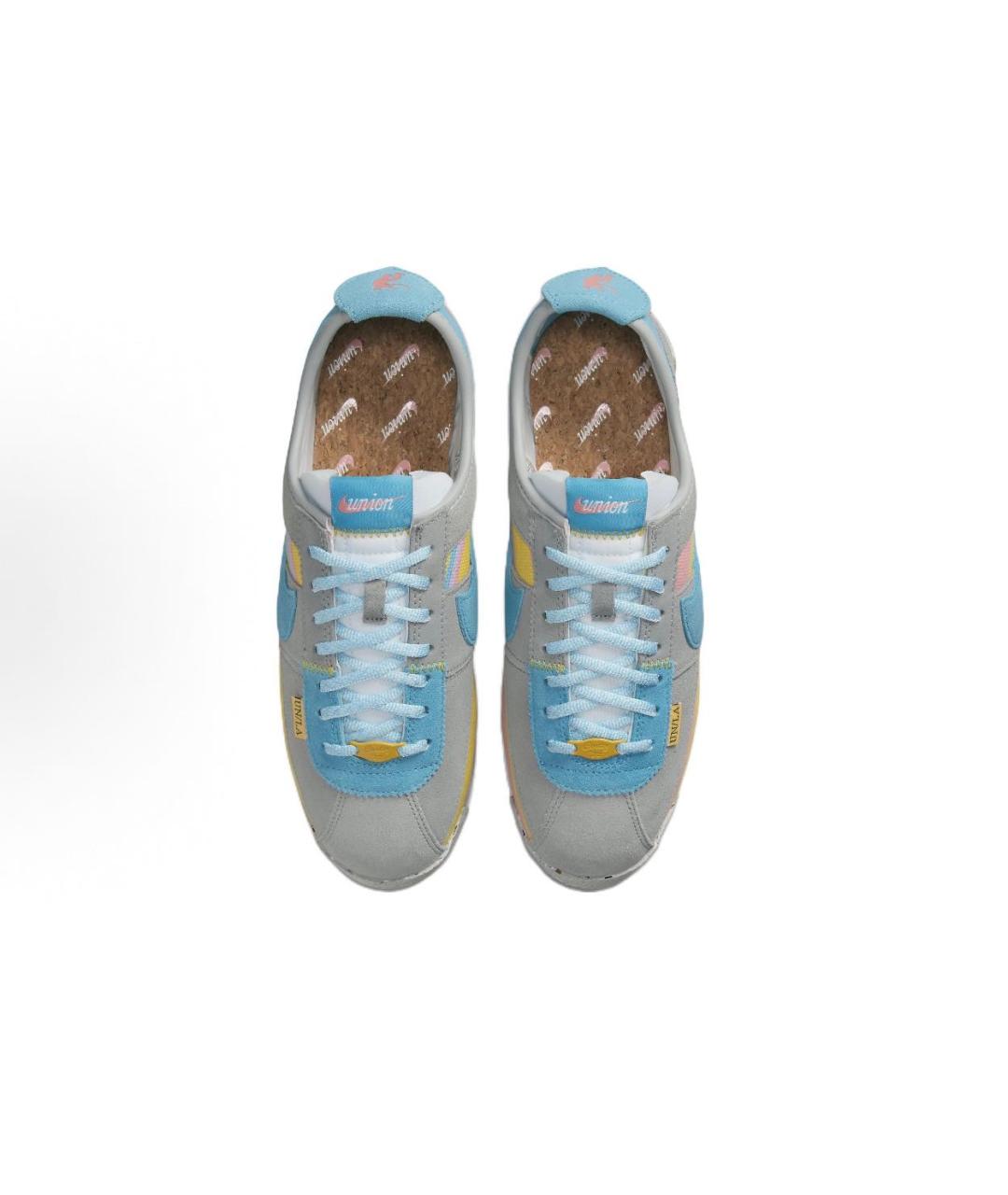 NIKE Серые замшевые низкие кроссовки / кеды, фото 3