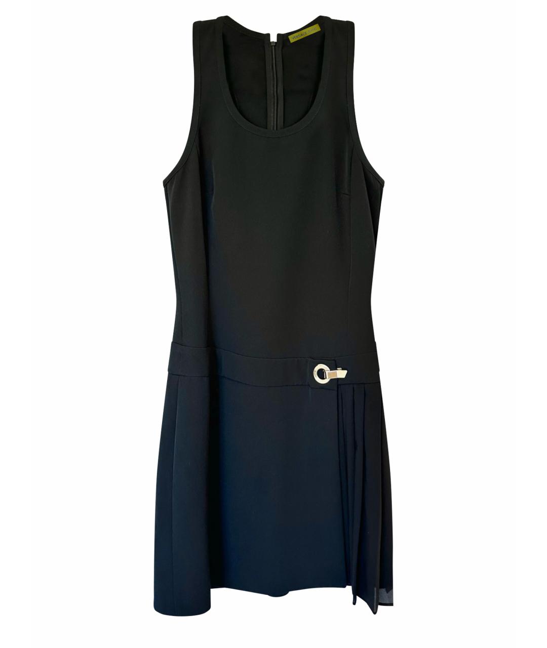 VERSACE JEANS COUTURE Черное полиэстеровое повседневное платье, фото 1