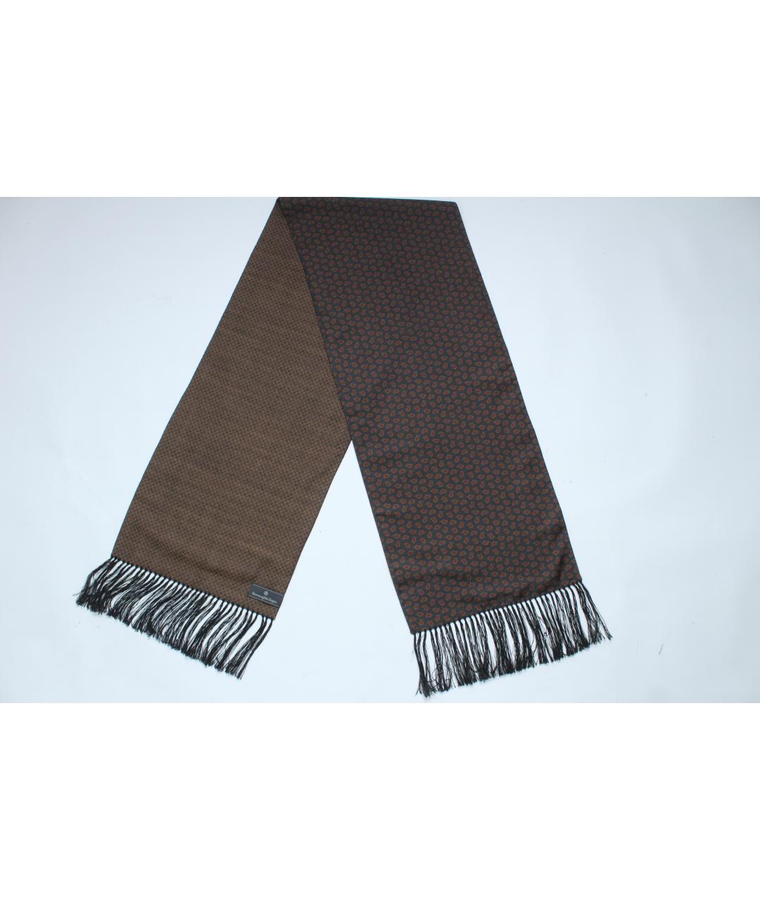 ERMENEGILDO ZEGNA XXX Мульти шелковый шарф, фото 4