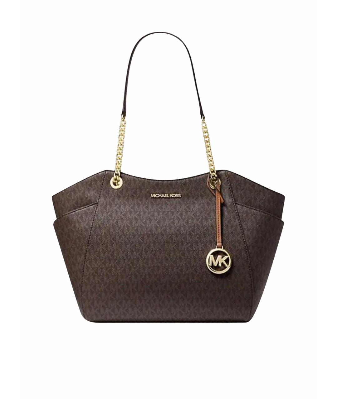MICHAEL KORS Коричневая сумка тоут, фото 1