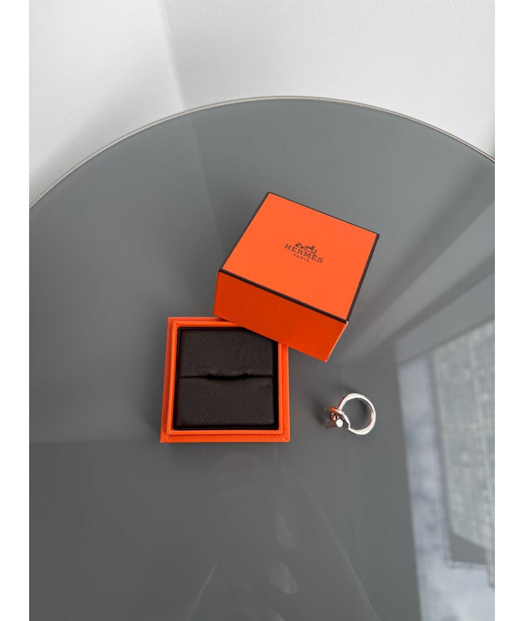 HERMES Серебряное кольцо, фото 5