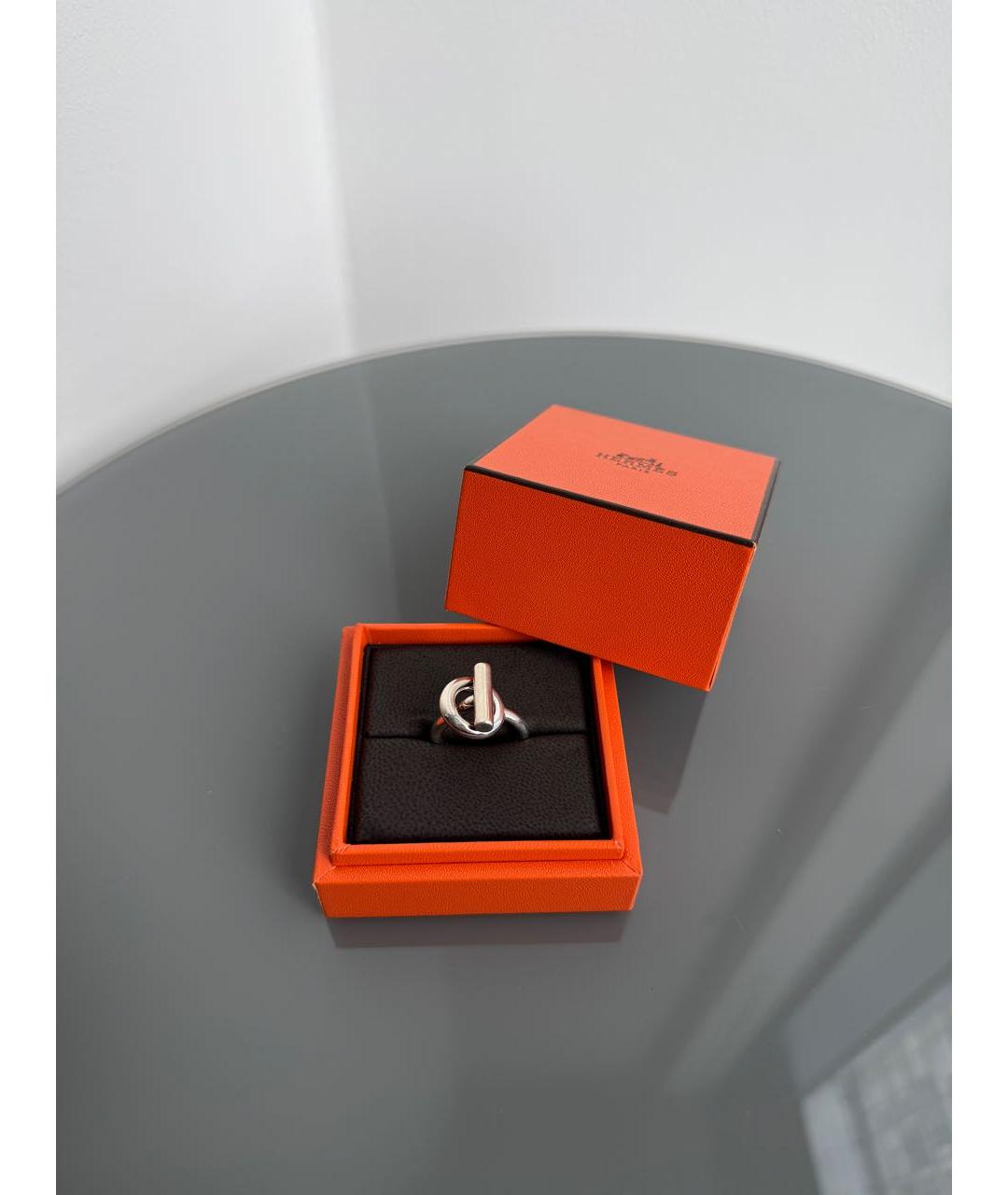 HERMES Серебряное кольцо, фото 4