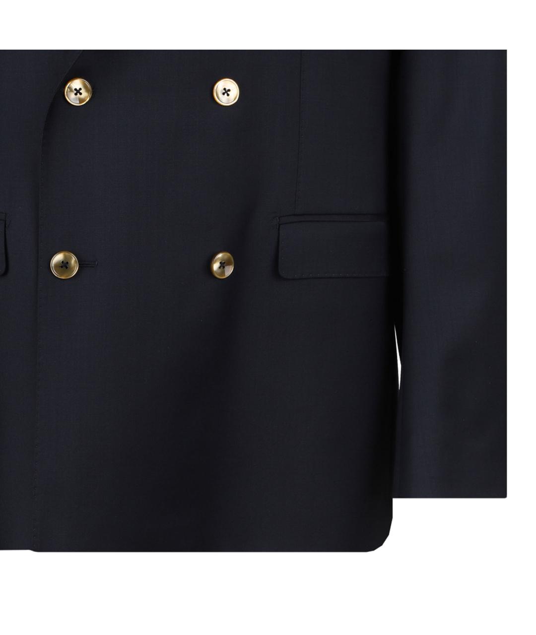 DOLCE&GABBANA Темно-синий пиджак, фото 4
