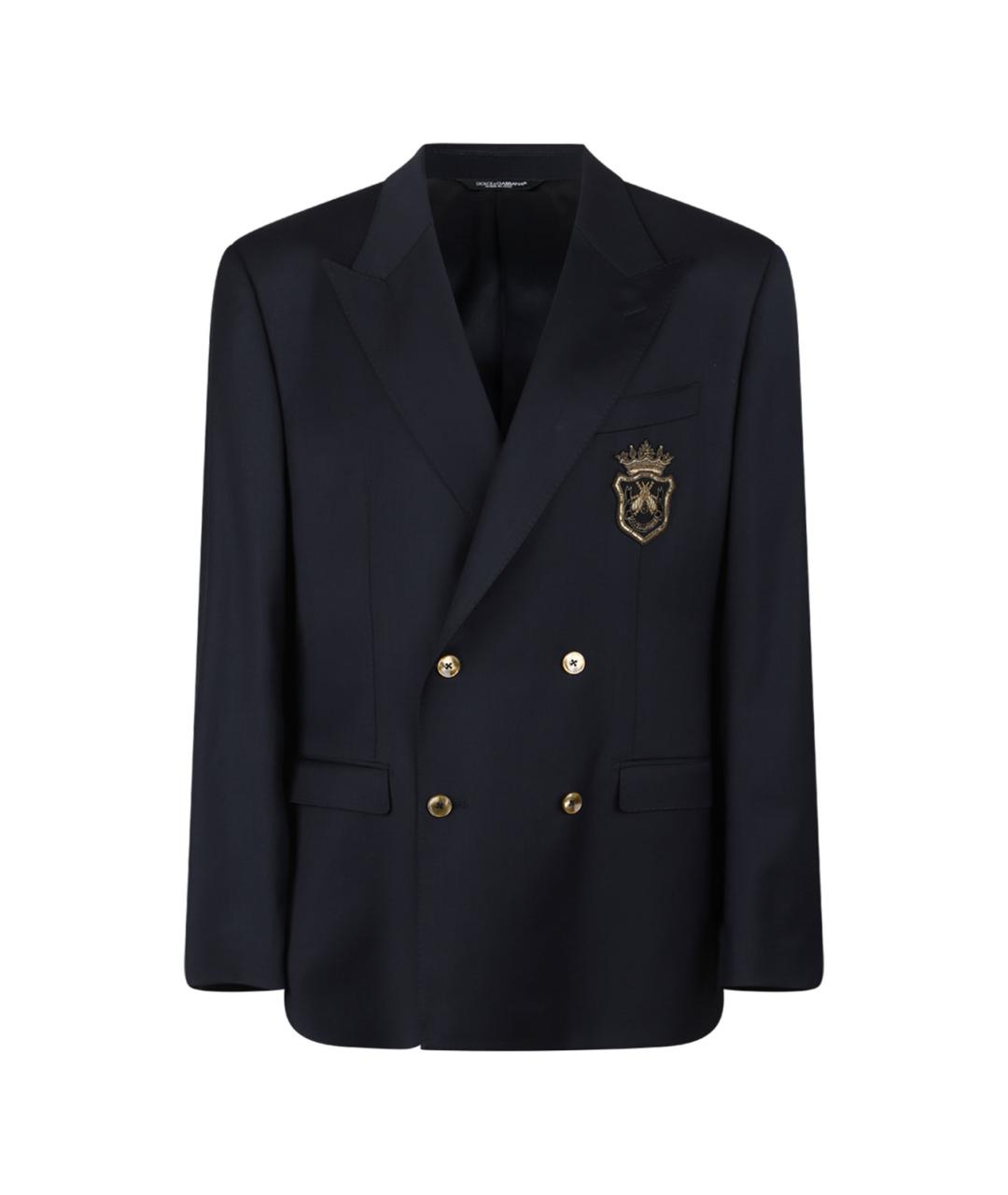 DOLCE&GABBANA Темно-синий пиджак, фото 1