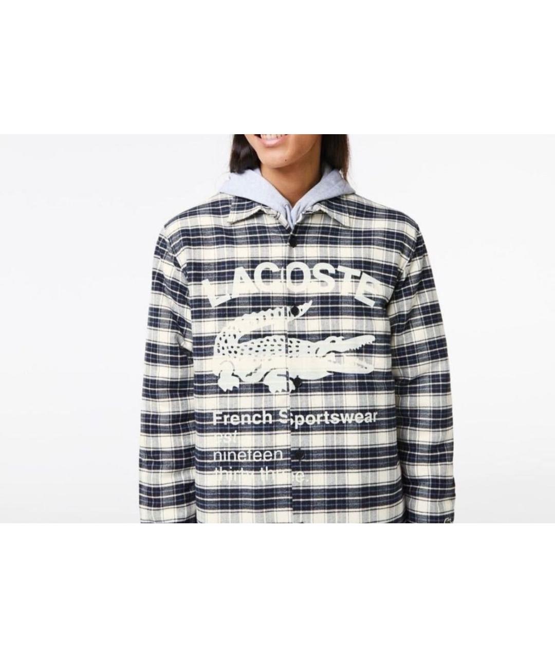 LACOSTE Синяя хлопковая куртка, фото 5