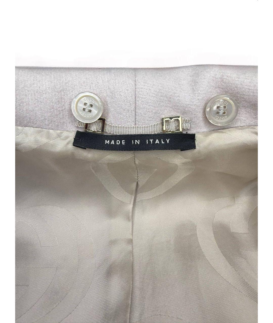 GUCCI Бежевая шерстяная куртка, фото 8