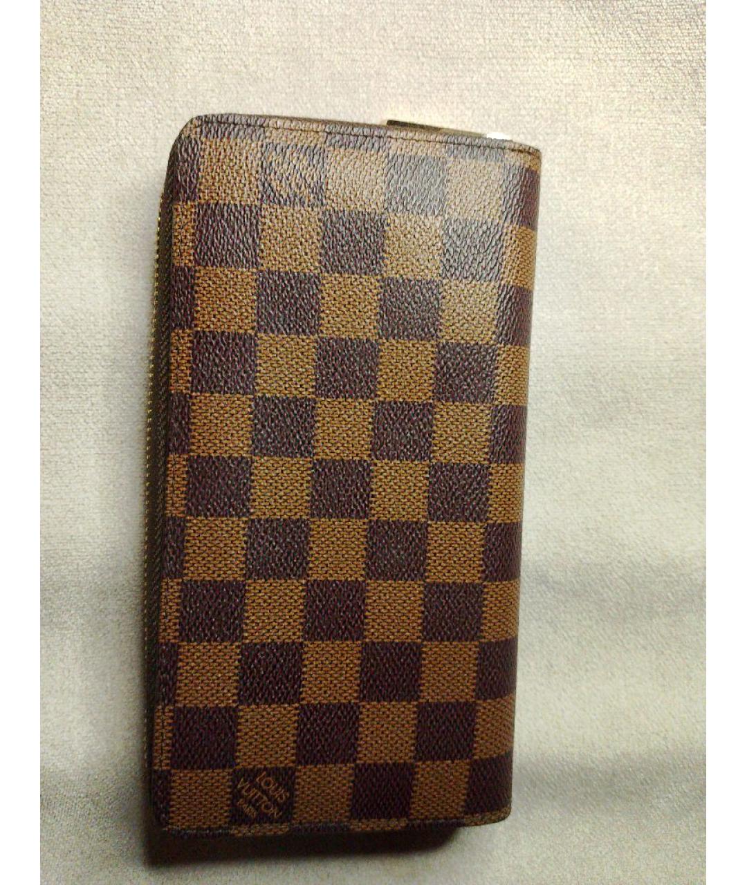 LOUIS VUITTON Коричневый кошелек, фото 7