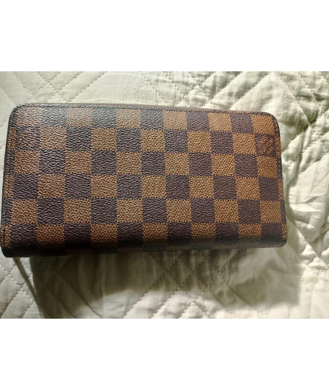 LOUIS VUITTON Коричневый кошелек, фото 2