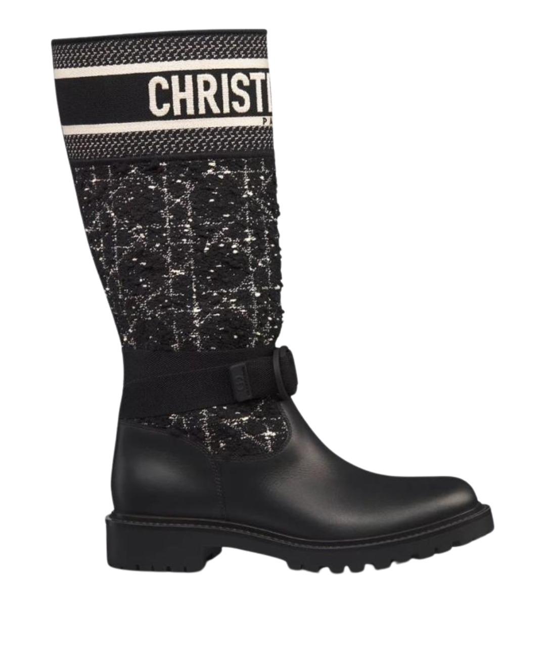 CHRISTIAN DIOR Черные сапоги, фото 1