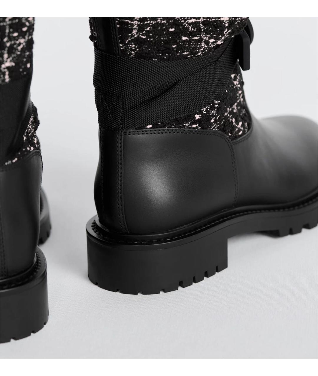 CHRISTIAN DIOR Черные сапоги, фото 4