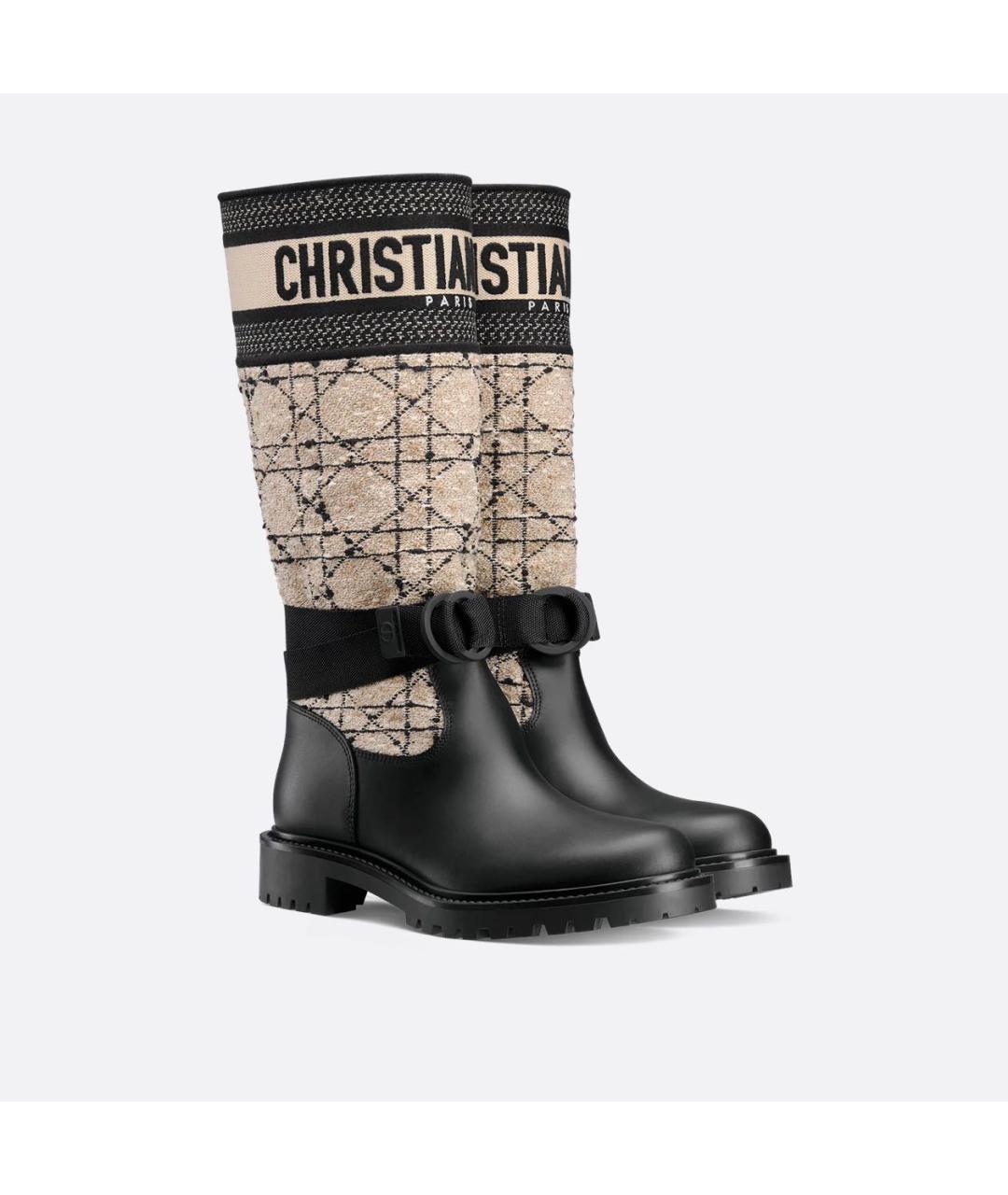 CHRISTIAN DIOR Черные сапоги, фото 2