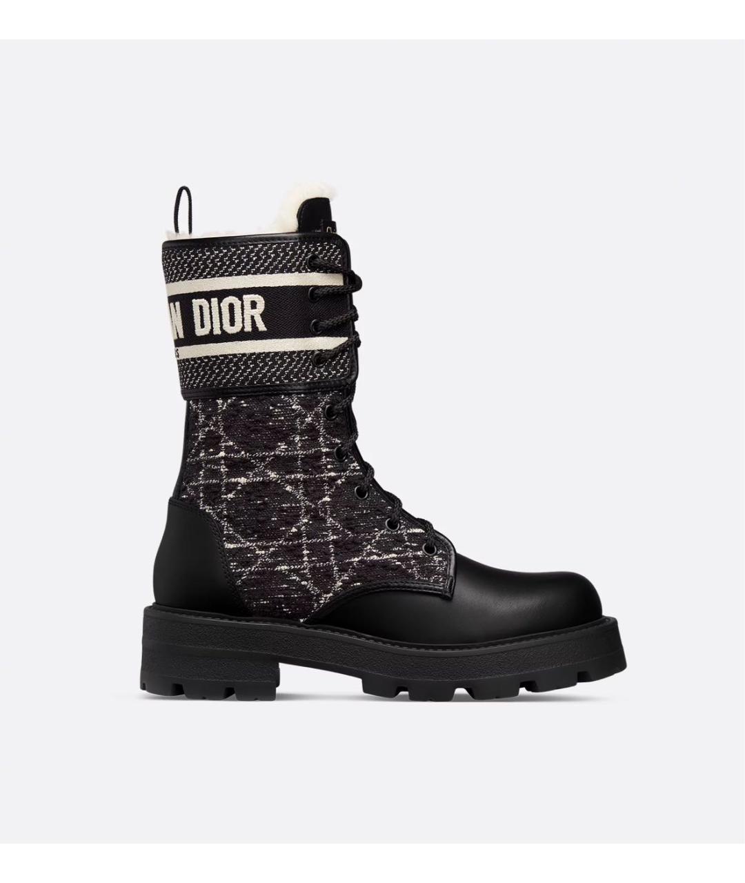 CHRISTIAN DIOR Черные ботинки, фото 4