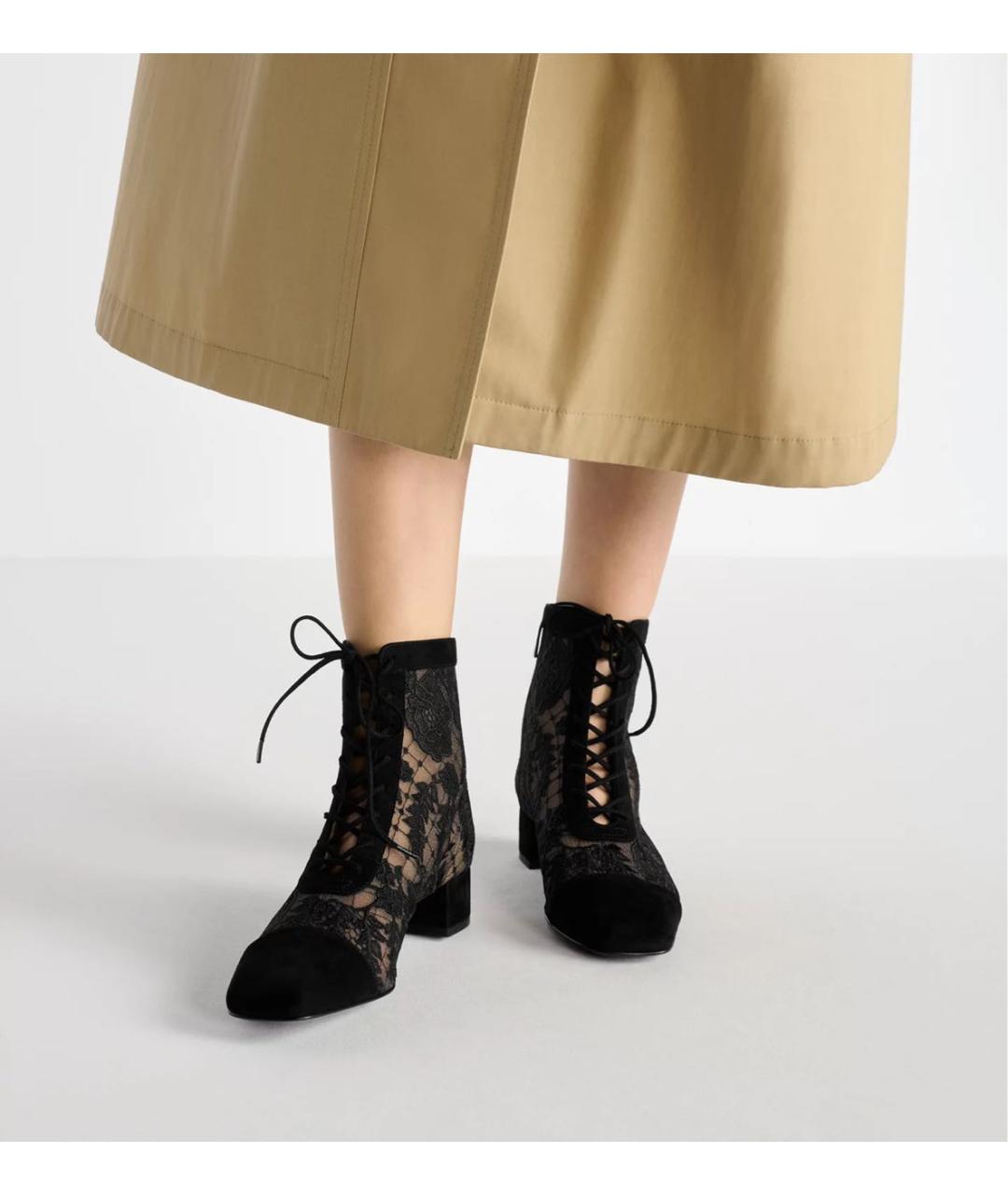 CHRISTIAN DIOR Черные ботинки, фото 2