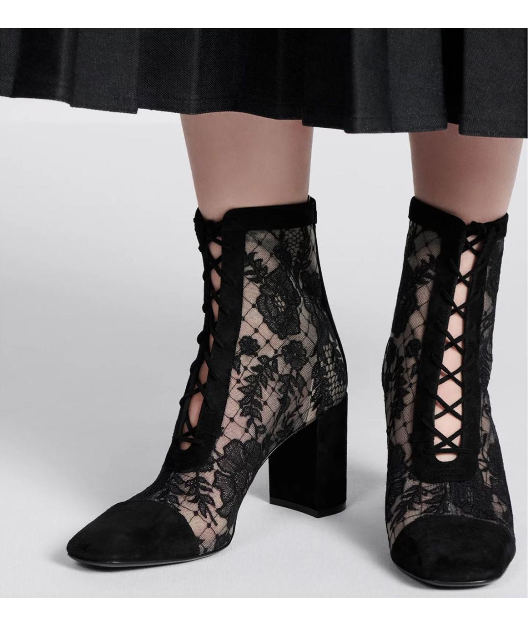 CHRISTIAN DIOR Черные ботинки, фото 3