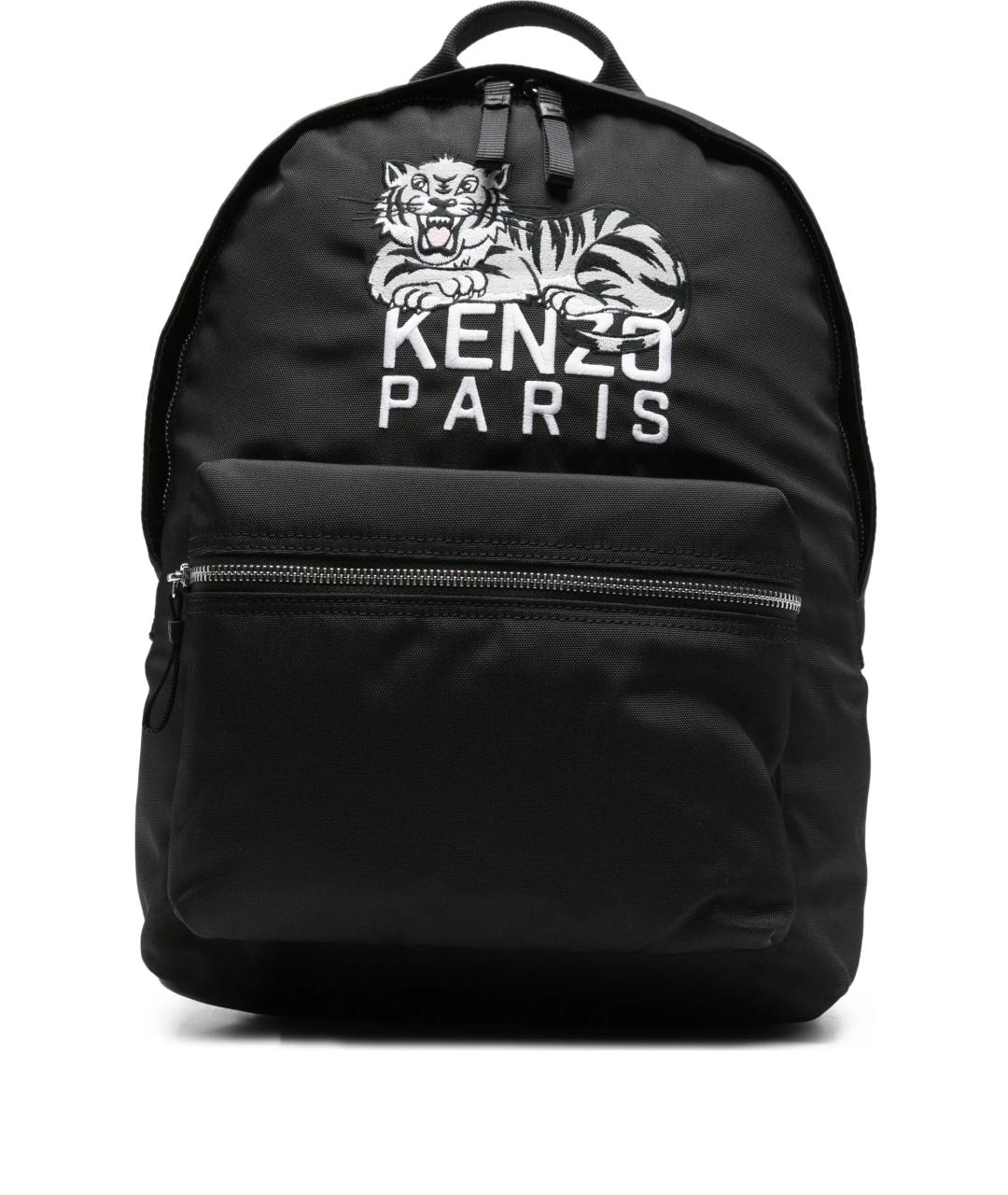 KENZO Черный синтетический рюкзак, фото 1