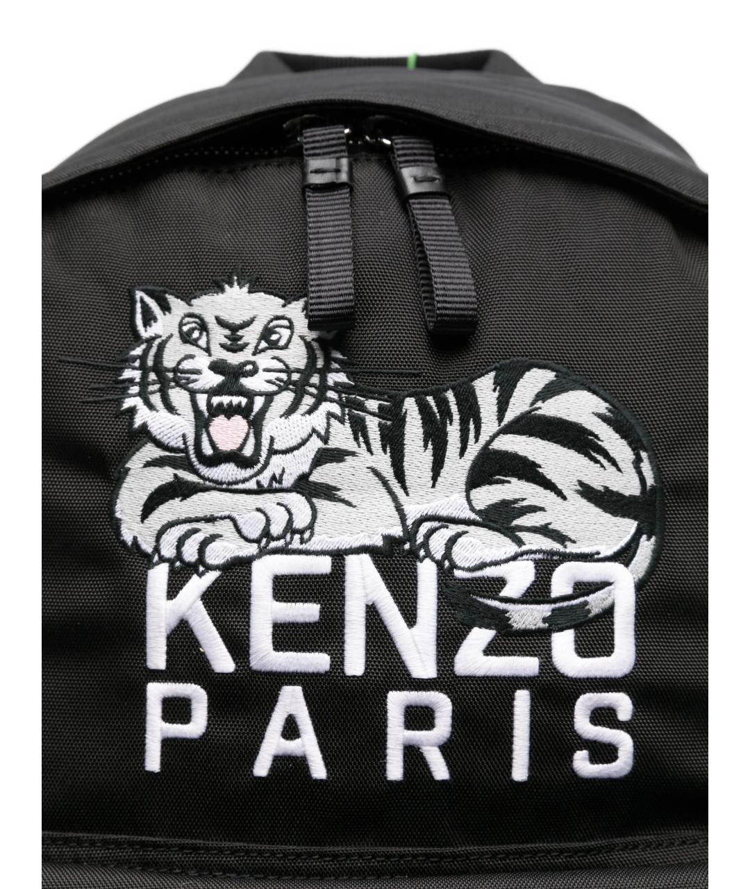KENZO Черный синтетический рюкзак, фото 4