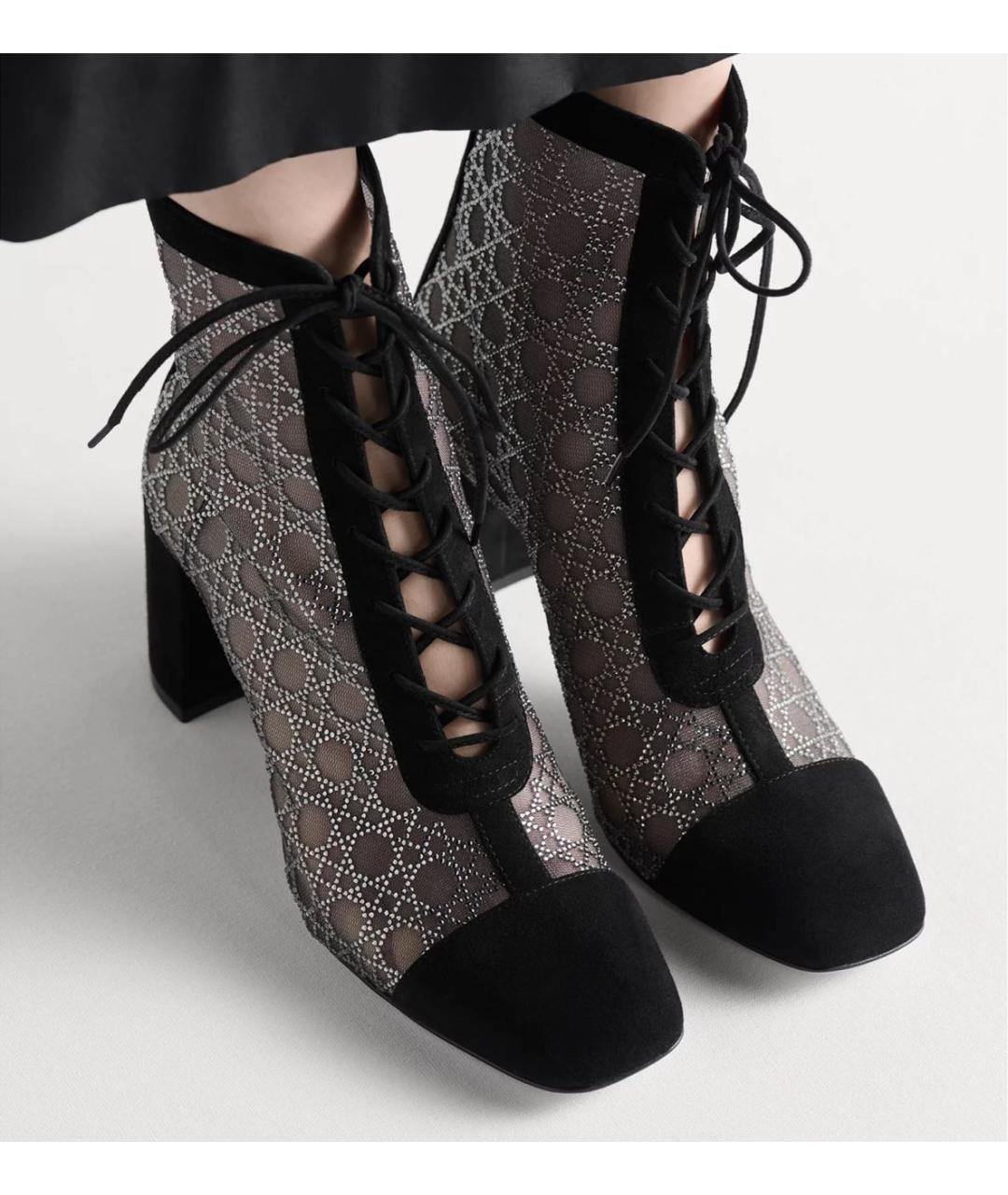 CHRISTIAN DIOR Черные ботинки, фото 3