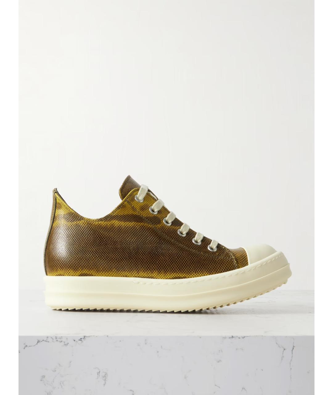 RICK OWENS Мульти кожаные кеды, фото 4