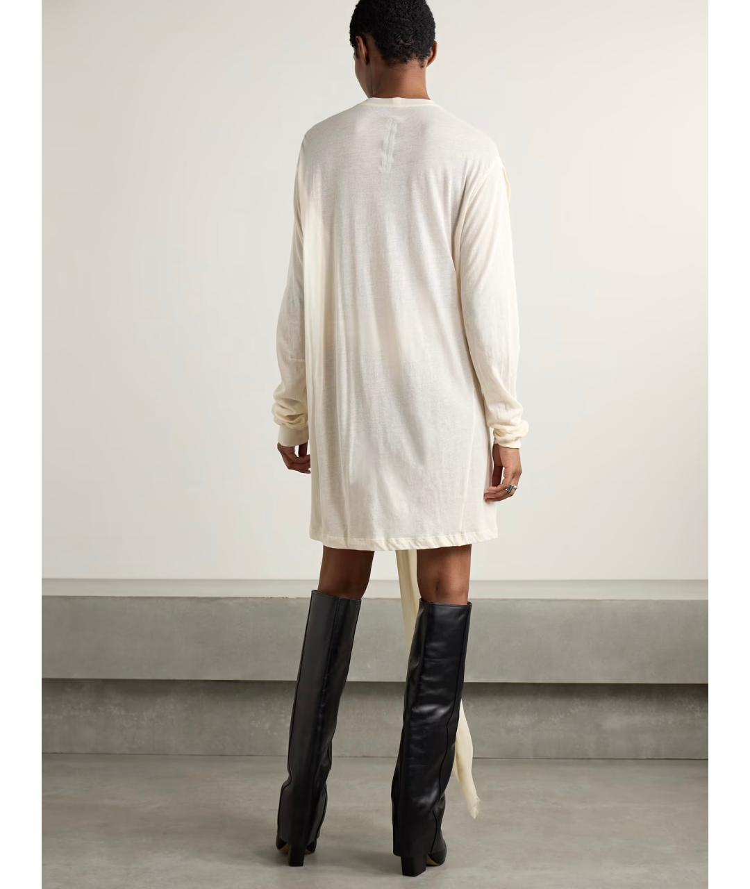 RICK OWENS Бежевое коктейльное платье, фото 4