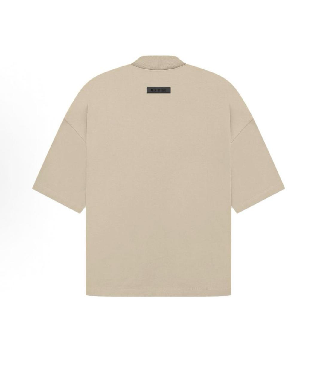 FEAR OF GOD ESSENTIALS Бежевая футболка, фото 2