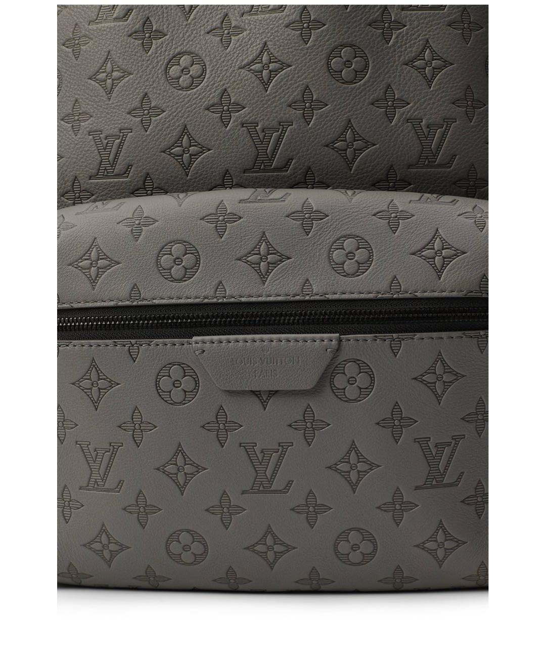 LOUIS VUITTON Серый кожаный рюкзак, фото 5