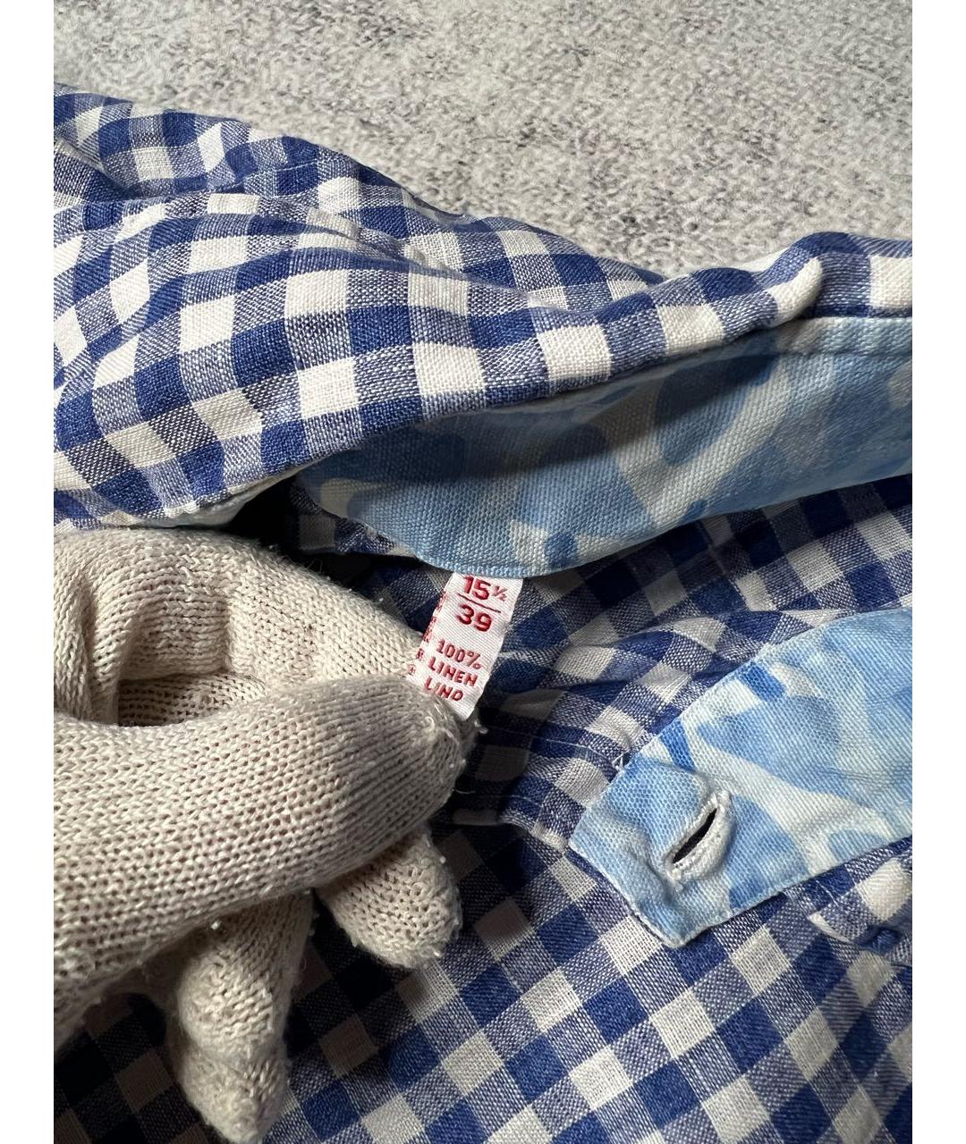 ISAIA Мульти льняная кэжуал рубашка, фото 7