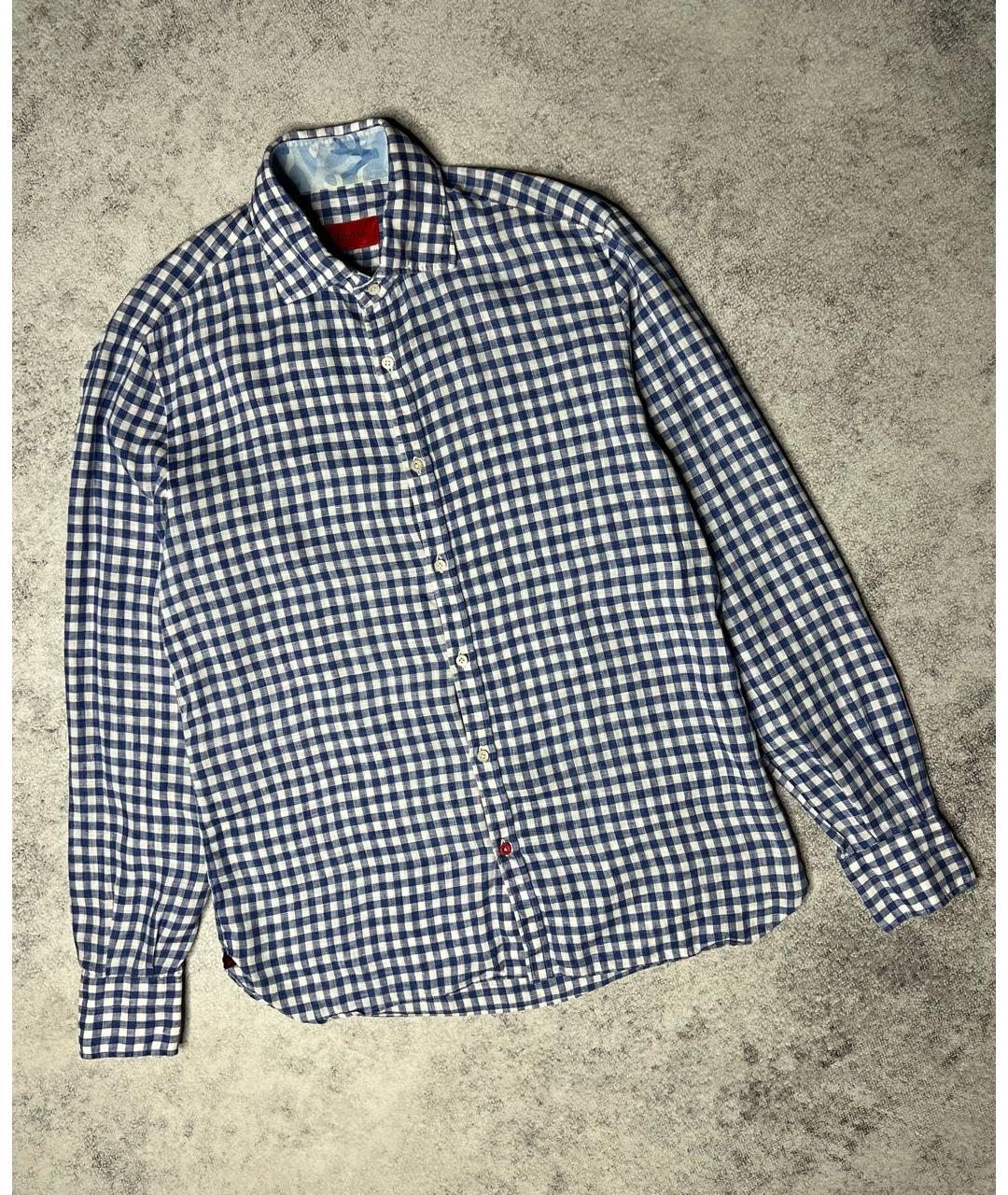 ISAIA Мульти льняная кэжуал рубашка, фото 9